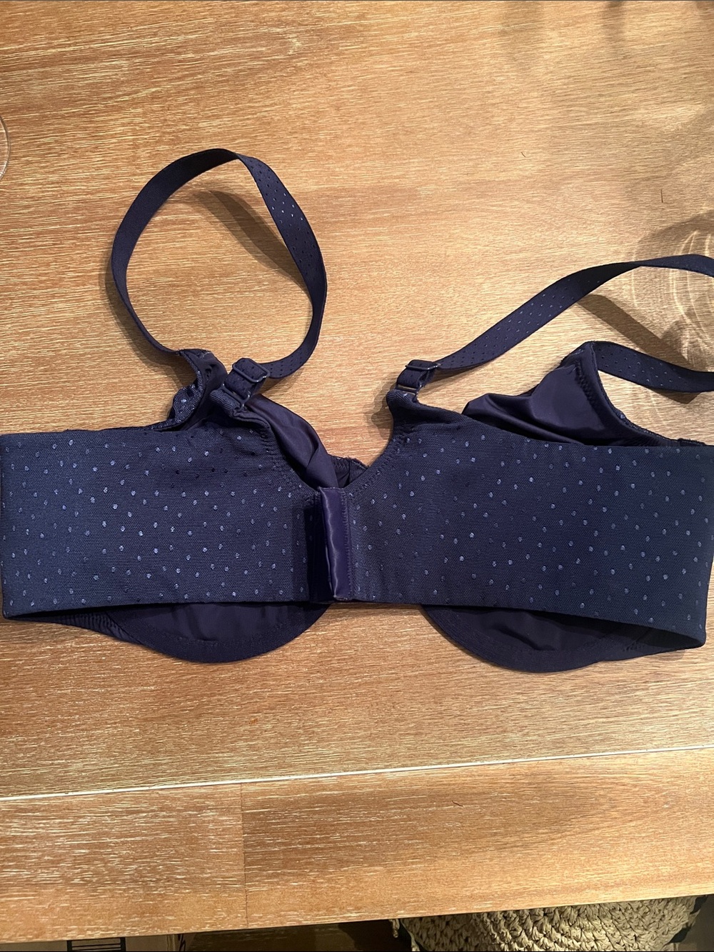 Wacoal Velvet Underwire Bra - Navy - Picture 3 of 4